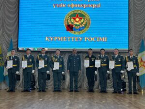 Подробнее о статье В Военном институте Сухопутных войск имени Сагадата Нурмагамбетова состоялось чествование лучших  офицеров-выпускников альма-матер